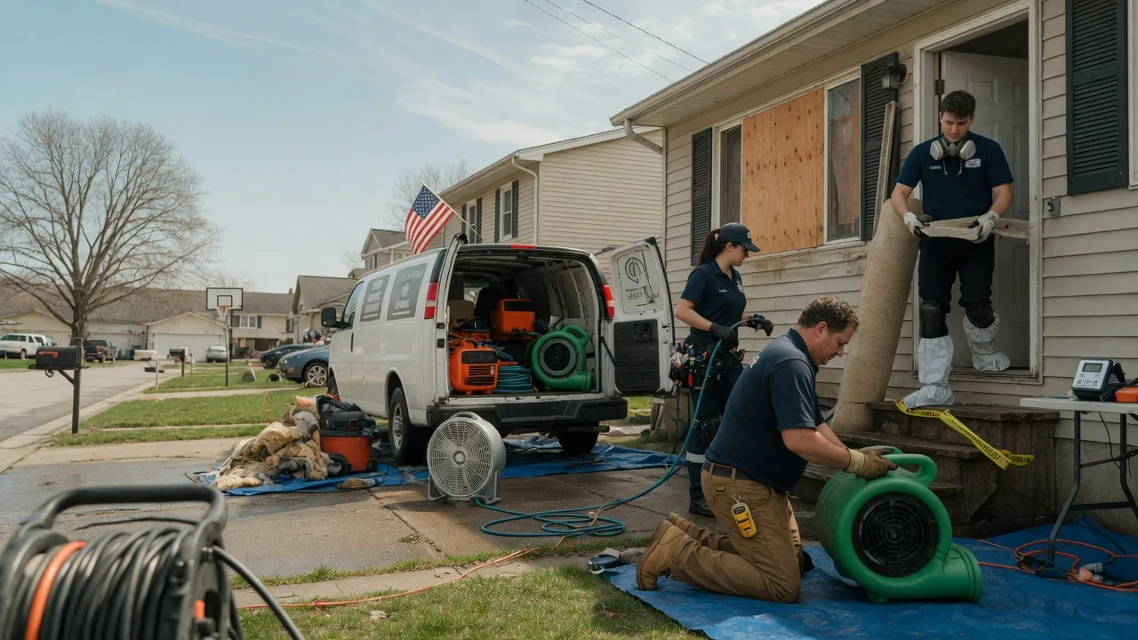 Water Damage Restoration in Constantine, MI near me